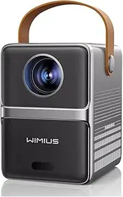 Mini Projector 1080P HD 18000 Lumens, Electric Focus Video Projector 5G WiFi Bluetooth Portable Projector for Home Cinema