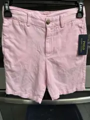 RALPH LAUREN POLO BOYS SHORTS SIZE 10 LINEN PINK VERY HANDSOME NWT