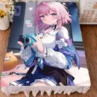 Anime Honkai: Star Rail March 7th Cosplay Blanket Bedsheet 1.5*2m Beddings Gift