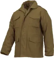 Coyote Brown Tactical M-65 Army Field Coat M65 Jacket with Insulated Liner