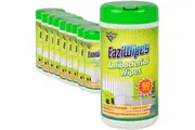 10 Tubs Italplast Eaziwipes Surface Antibacterial 60 Wipes I464 BULK