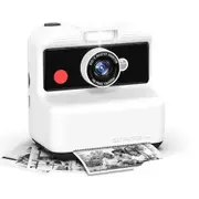 Kids Camera Instant Print, 48MP/2.5K UHD Kids Instant Print Camera, 3.0 inch Screen with Print Paper and 32G Card, Toddler Toy for Age 3 to 14, White