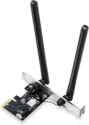 Mercusys AXE5400 Wi-Fi 6E Bluetooth 5.3 PCIe Adapter, Tri-Band, Faster Speed & Broader Coverage, WPA3 Security, 2x MU-MIMO, OFDMA, Windows Compatible (MA86XE)