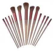 1 Set Travel Makeup Brush Set Foundation Concealer Blusher Brush Purple