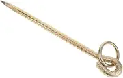 Toyvian Heavy Duty Dog Tie Out Stake Ground Anchor for Dogs Metal Tethering Stake for Cattle Horses Outdoor Structures Easy Installation Durable Material Multipurpose Lawn Tent Fixing