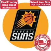 Phoenix Suns NBA Edible Image Cake Topper Round Frosting Icing Party Decoration