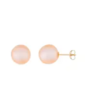Splendid Pearls 14K 10-10.5mm Freshwater Pearl Studs