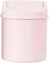 Tiny Rubbish Bin, Innovative Little Waste Basket, Modern Tiny Dustbin, Miniature Debris Bin, Small Vanity Table Bin for Bedroom, Living Room, Ofice, Kitchen, Bathroom