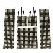 2Pc WS2812B 8X8 16X16 8X32 LED Pixel Panel Flexible Matrix Screen RGB Led Module