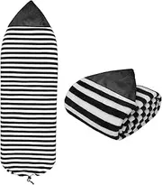 Surfboard Cover Surfboard Sock Cover Lightweight Stretch Board Bag Foldable Surf Bag for Surfing Board Fits All 6ft Surf Boards