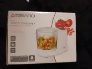 NEW IN BOX Ambiano 1.5 Cup Mini Food Chopper- Chops, Dices, Minces, Shreds