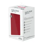 Ultimate Guard Flip'n'Tray 80+ XenoSkin Monocolor Red Deck Box