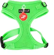 [Puppia] Authentic Neon Soft Harness II, Medium, Green
