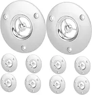 TOGEVAL 10pcs Tweeter Protection Cover 73mm Car Audio Speaker Guard Round Acoustic Panel for Car Sound Longevity