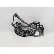 Balenciaga Q:7 / Le Cagole Graffiti Bag in Black BNWT OS