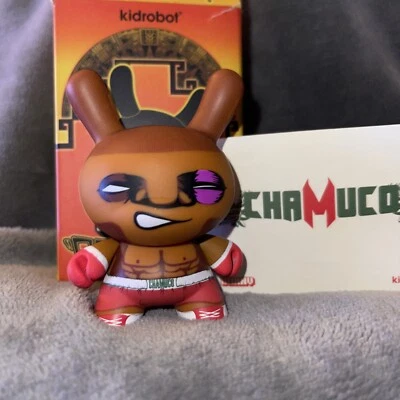 Kidrobot Dunny 2011 Azteca 2 Chamuco from Tepito Luis Mata 3” Vinyl Figure
