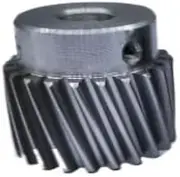 1pc 20 22 25 35 Teeth 1.5M Left-Hand Helical Gear 19°31′42″ 1.5 Module Rack Gear Bore 12 14 16 19-25mm 45# Steel(35T-Bore 25(K8)-H50)