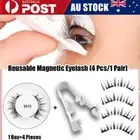 Magnetic Eyelashes Curler Clip Set With 3D Magnet Reusable False Lashes Kit AU