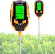 4 in 1 Soil PH Tester Soil Moisture Meter/Light/Temperature/Soil Salinity/Soi...