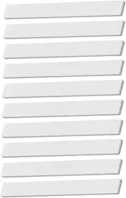 NULYLU 10pcs Guitar Bone Bridge Nut Electric Acoustic Guitar Beef Bone White
