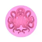 Octopus Sugar Cake Silicone Mold Cooking Ice Cream Candy Soap Tear Resistance