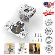 Versatile 30 Pieces Soft Close Concealed Hinges - 4D Adjustment, 1-1/4" Size