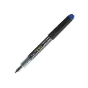 Pilot Varsity Fountain Pen Med Nib Black Barrel Blue Ink Office School Write