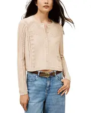 ba & sh Puria Pointelle Cardigan