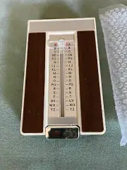 Vintage Mini Rolodex Address Book Phone Number Contact Metal Case W/ Cards