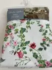 Charles Gallen Spring Floral Jacquard Table Cloth with 8 Napkins NWT Multicolor