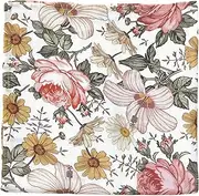 Muslin Swaddle Blanket - Mini Scout Garden Floral- Floral Swaddle Blanket for Girl