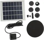 SUPVOX Solar Fountain Pump for Garden Water Feature Decorative Easy to Install 304 Stainless Steel Solar Energy Efficient