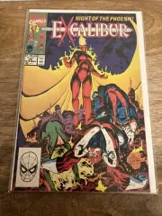 Night Of The Phoenix Excalibur Marvel Comics Issue#29 Comic Book