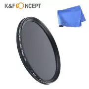 K&F Concept Filter Neutral Density ND 2-400 58mm fader Sony Nikon Canon DSLR
