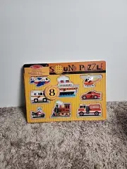 Melissa and Doug Vehicles Sound Puzzle NEW