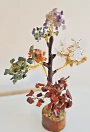 Wonder Care 7 Chakra Tree of Life - Crystal Tree - Positive Energy