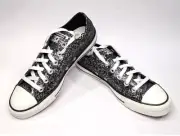 Converse CTAS OX Black/Egret Glitter Women's Sneakers - NWB A11138C Sz 7.5