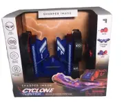 Sharper Image® Cyclone Twister RC Stunt Car for Children Blue Race Twist Spin