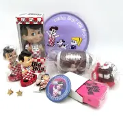 Bob's Big Boy Lot Funko Bobble Head Minis Gold Star Pins Coin Holder - 11 items