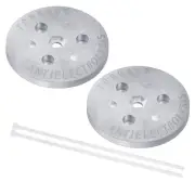 2-Pack Zinc Anode Weight - Anti-Electrolysis Sacrificial Anode - Galvanic Ano...