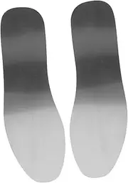 GAROZATION 1 Pair Stainless Steel Puncture Resistant Shoe Insoles for Men and Women Durable Breathable Inserts for Sports Work Hiking and Outdoor Activities Comfortable Safety Footwear