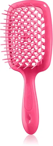 Janeke Superbrush Small small flat brush 17.5 x 7 x 3 cm fuchsia and pink