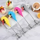 Handheld Swan Egg Beater Semi-automatic Whisk Blending New Cream Beater