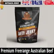 BEEF JERKY 100G TRADITIONAL AUSTRALIAN PERFECT SNACK WINE BEER CIDER SPIRITS
