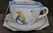 New Beatrix Potter The World of Peter Rabbit Teacup With Saucer Set