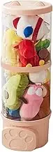 Stuffed Animal Tube Storage,Plush Animal Tube - Transparent Plush Doll Storage Tube for - Stackable Plush Storage Organizer Storage Box