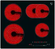 K&H 4 Burner 24" Electric Radiant Ceramic Cooktop Touch Control 240V CE24-7206SL