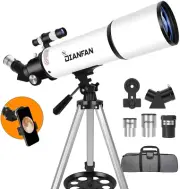 Dianfan Telescope,80Mm Aperture 600Mm Telescopes for Adults Astronomy,Fully Mult