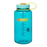 【NALGENE】1000ML寬嘴運動水壺 蔚藍色 (登山健行水瓶)