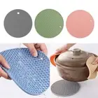 Non-slip Pad Silicone Trivet Mat Honeycomb Shaped Mats for Kitchen